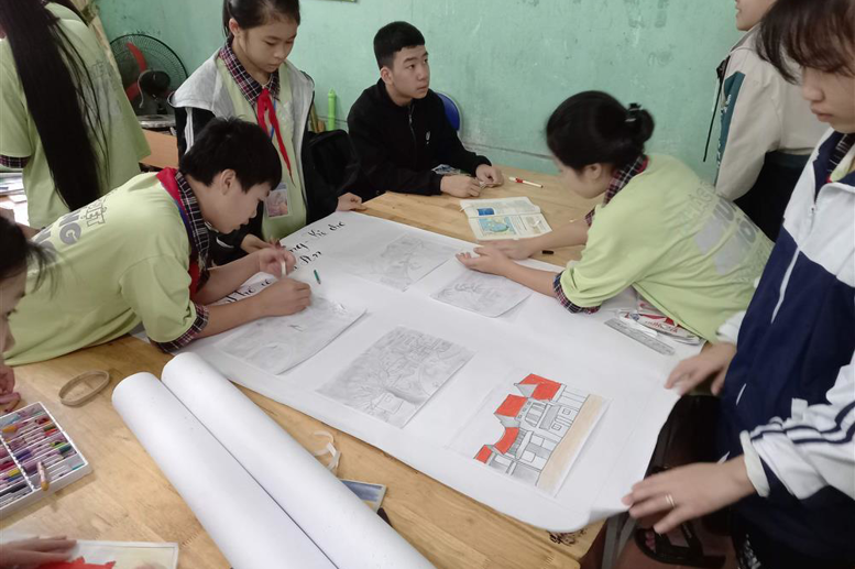 Học sinh hoàn thiện sản phẩm