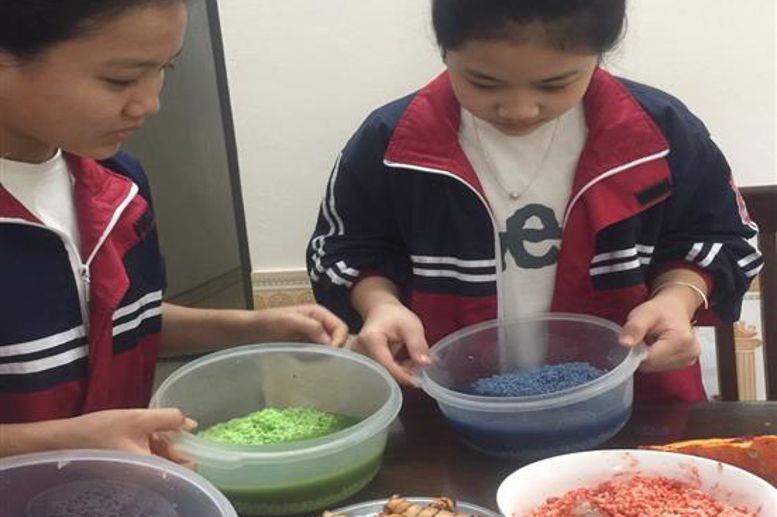 Hình ảnh Công đoạn tạo màu đã xong